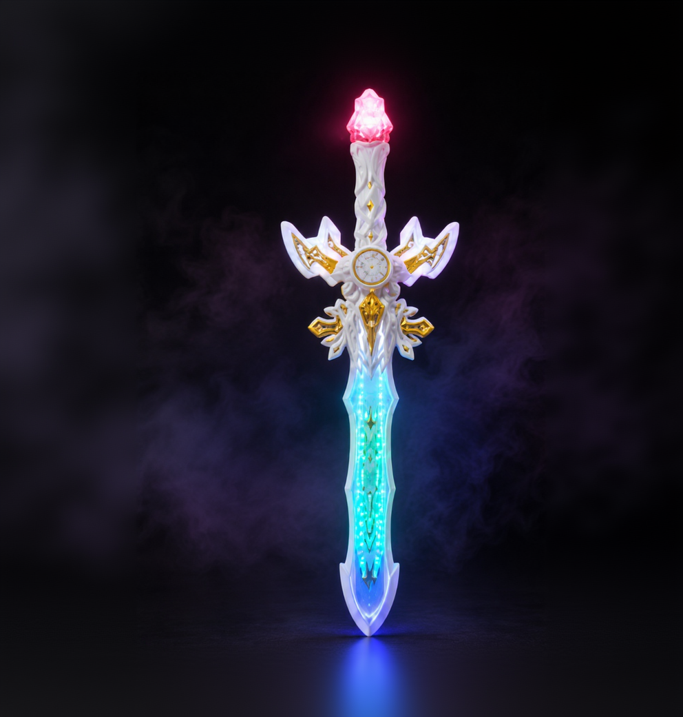 Snowflake Light up Flashing Swords – Tailored Paw