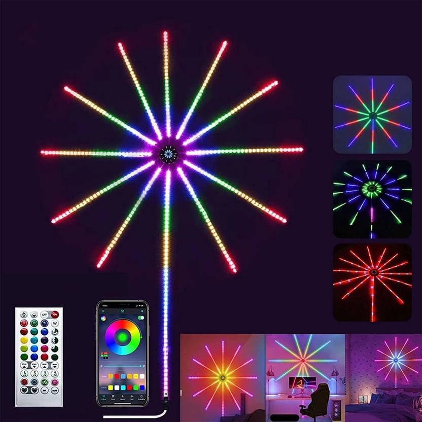 Smart Firework LED Strip Light – App & Remote Control Clap Lights for ...