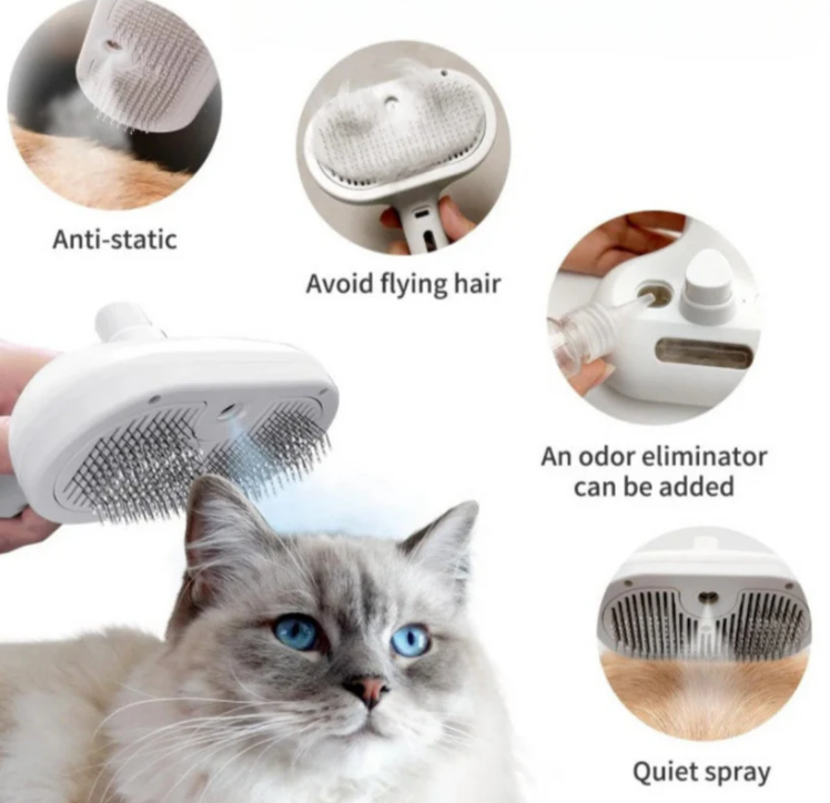 SteamGroom Pet Brush