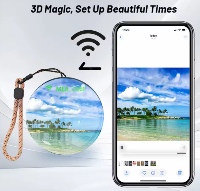 Custom Crystal Ball Video Player Display Screen – Tailored Paw