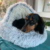 Fluffy Cozycave Dog Bed